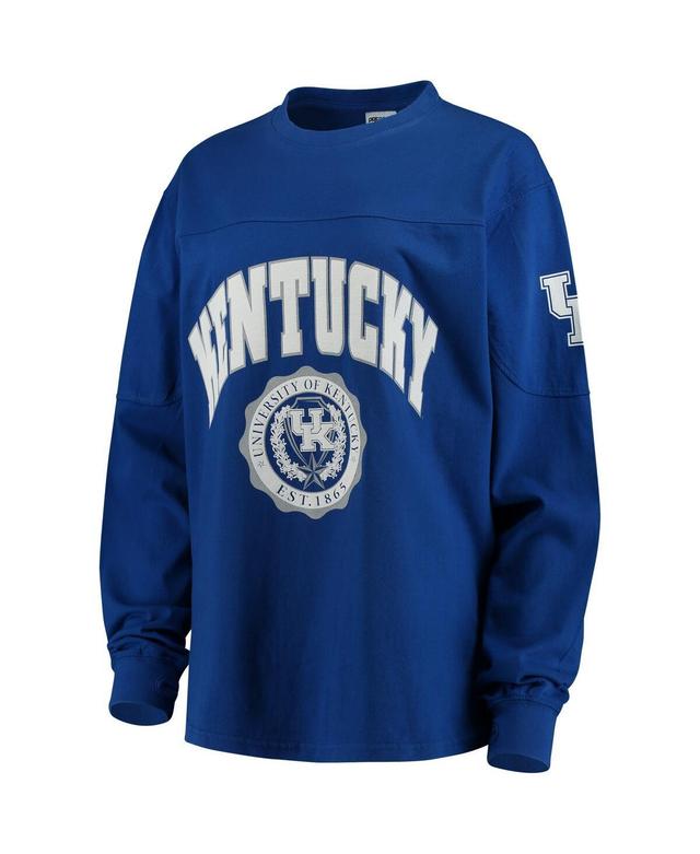 Womens Royal Kentucky Wildcats Edith Long Sleeve T-shirt Product Image