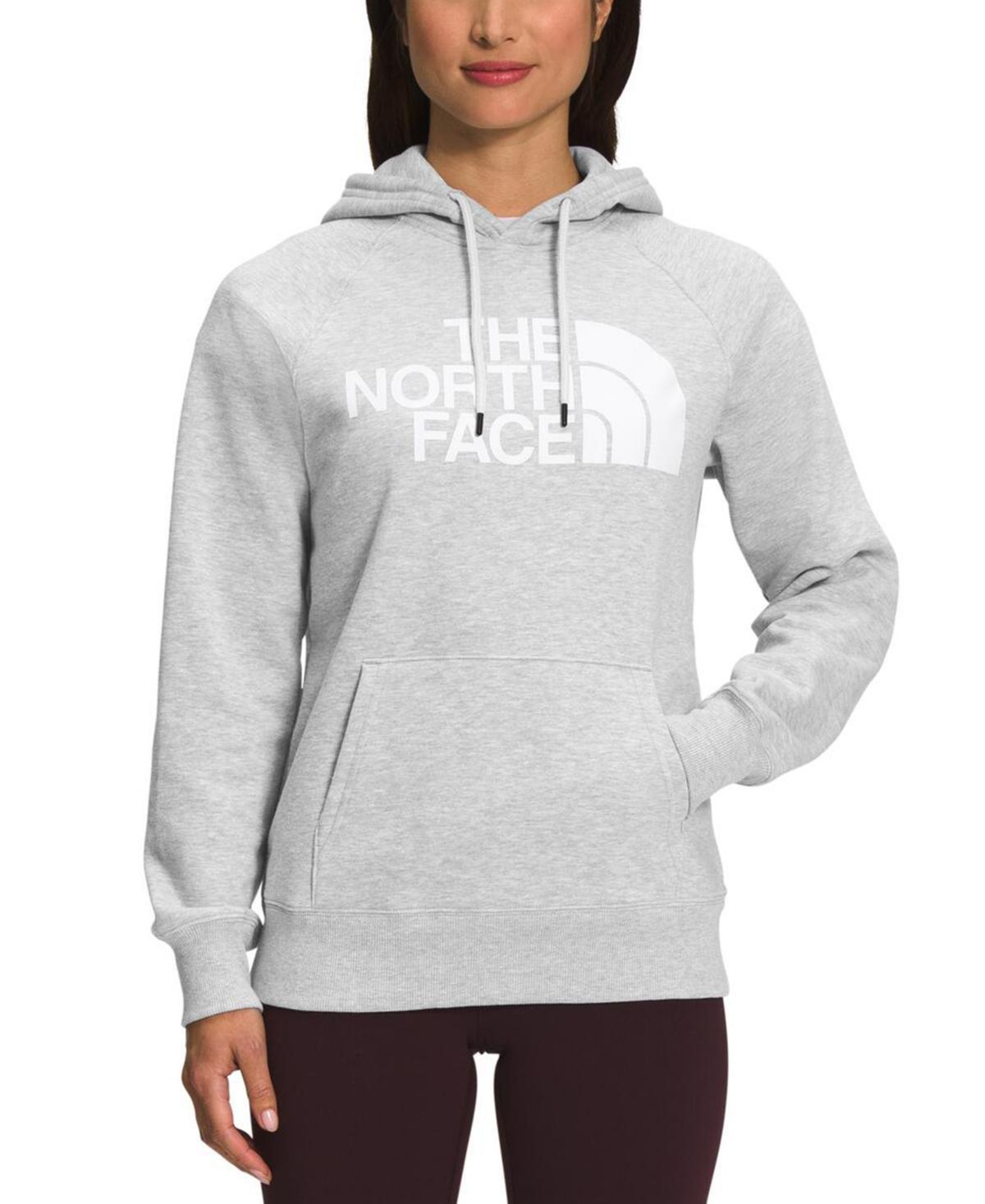 The North Face Womens Half Dome Fleece Pullover Hoodie - Tnf Light Grey Heather Product Image