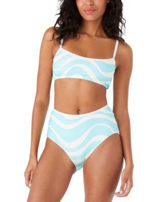 Kate Spade New York Womens U Neck Bikini Top Hipster Brief Bikini Bottoms Product Image