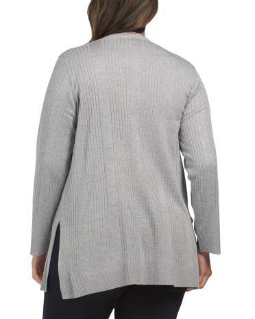 Plus Varigated Cardigan for Women Product Image