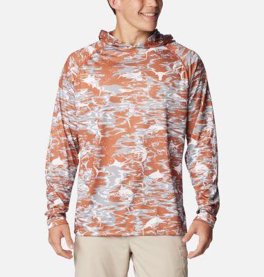 Columbia Men's Collegiate PFG Super Terminal Tackle Hoodie - Texas- Product Image