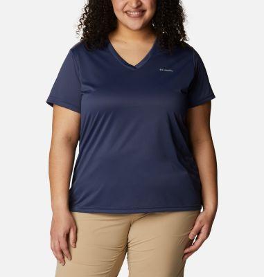 Columbia Women's Columbia Hike Short Sleeve V Neck Shirt - Plus Size- Product Image