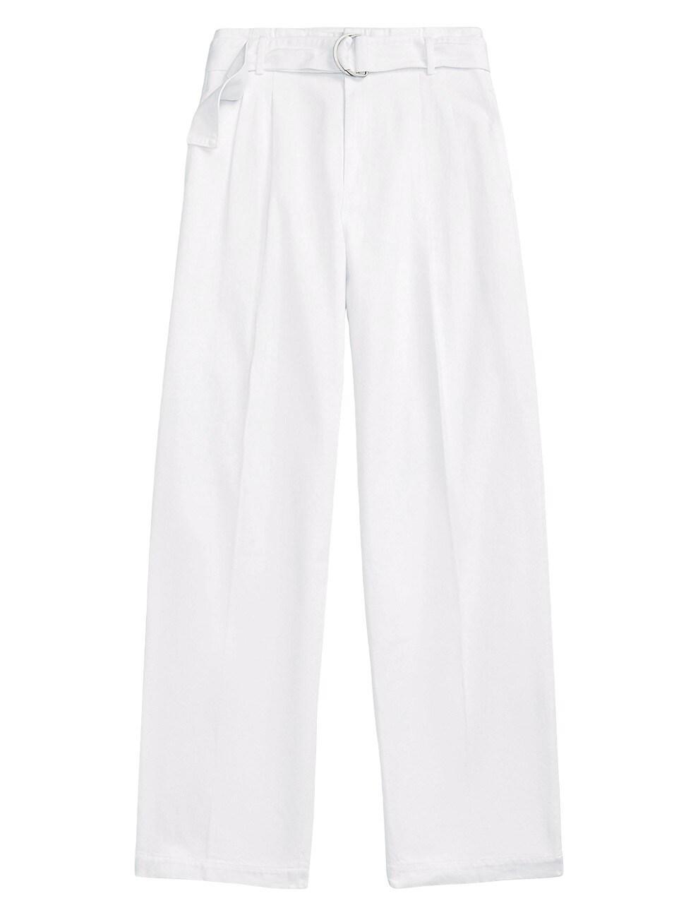 Womens Evan Denim Wide-Leg Pants Product Image