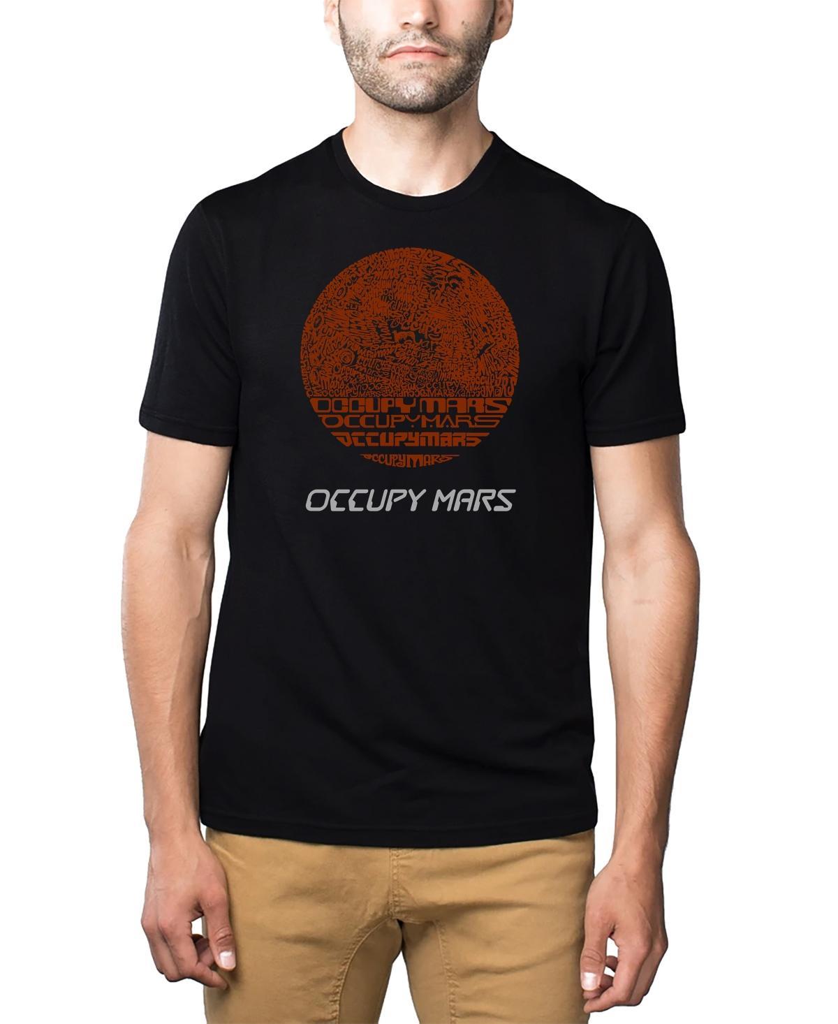 Mens Premium Blend Word Art Occupy Mars T-shirt Product Image