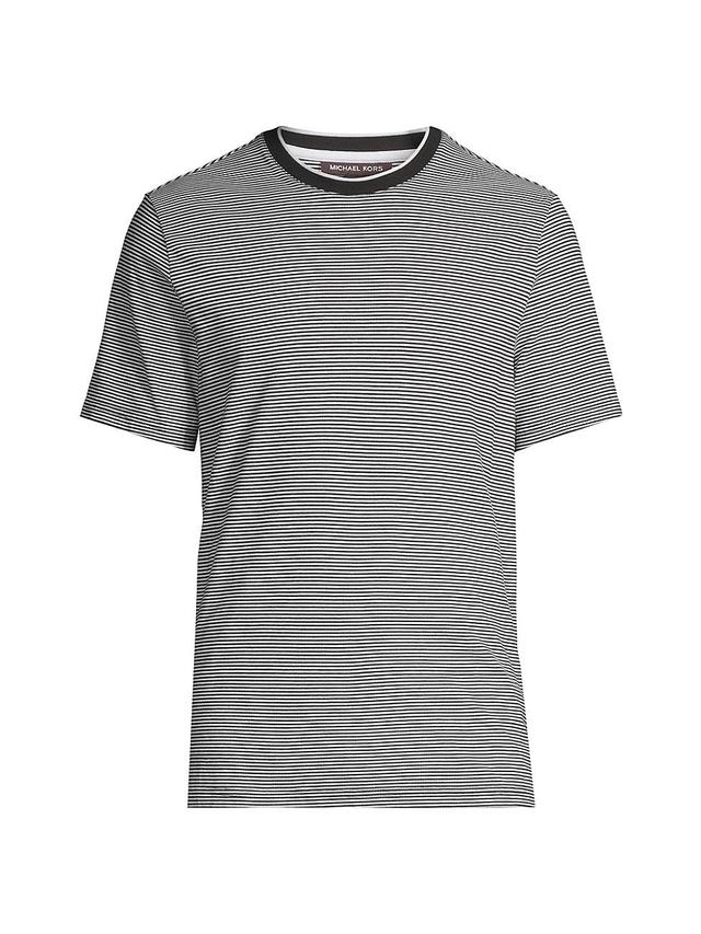 Mens Vacation Striped Cotton T-Shirt Product Image