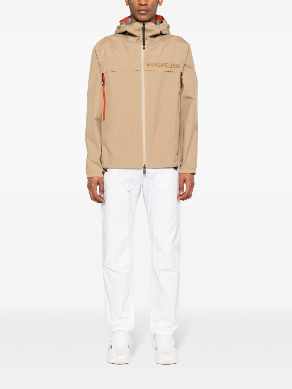 Grenoble Shipton Hooded Jacket In Beige Product Image