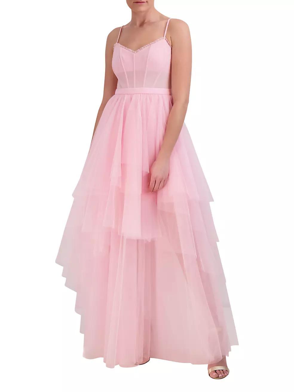 Tiered Tulle Corset Gown Product Image