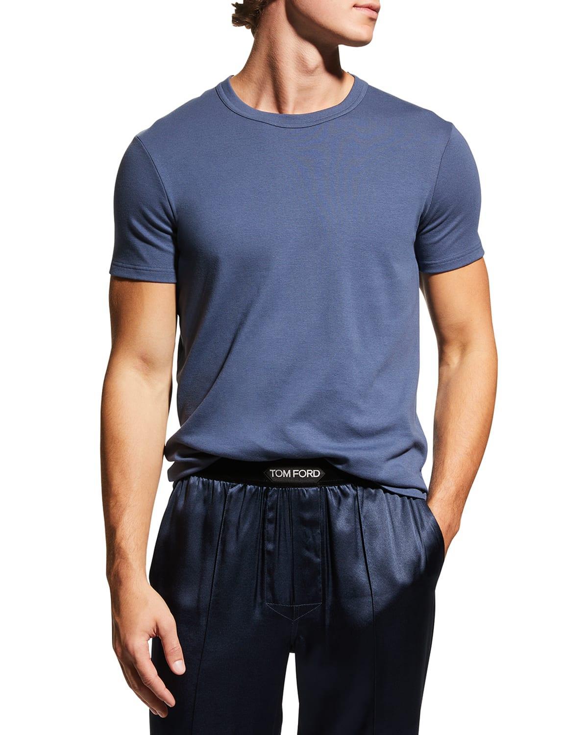 Mens Solid Stretch Jersey T-Shirt Product Image