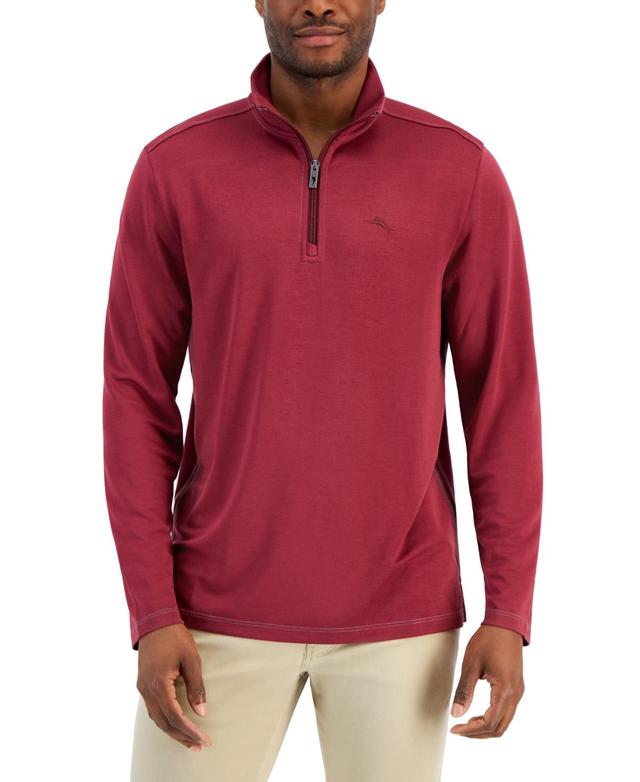 Tommy Bahama Mens Kohala Peak Classic-Fit Quarter-Zip Sweater Product Image