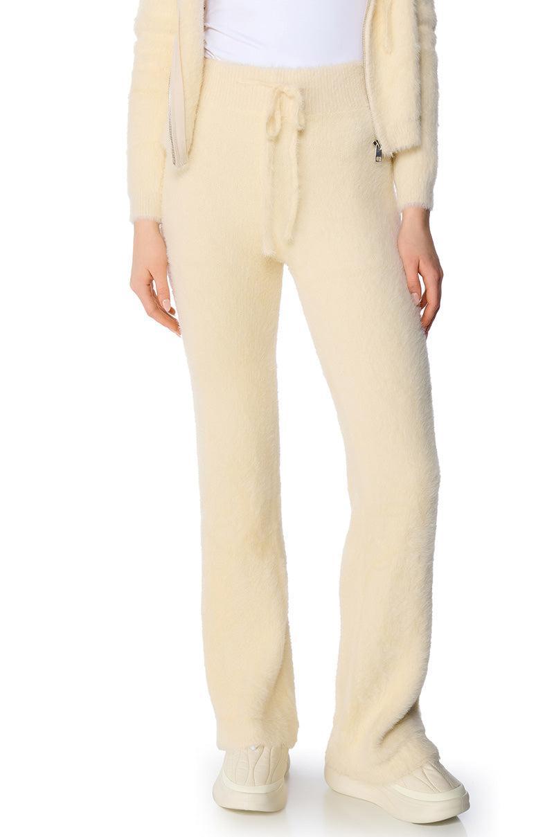 UNWIND FUZZY WIDE LEG JOGGER Product Image