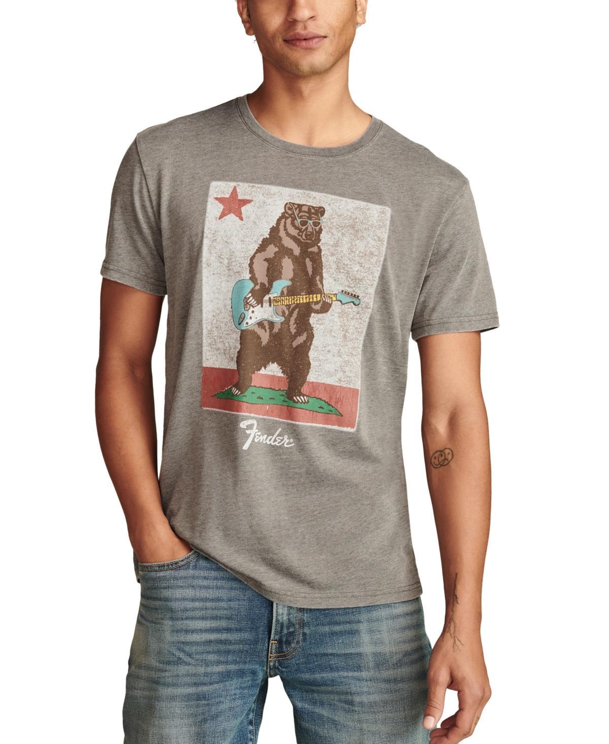 Lucky Brand Mens Fender Bear Graphic T-Shirt Product Image