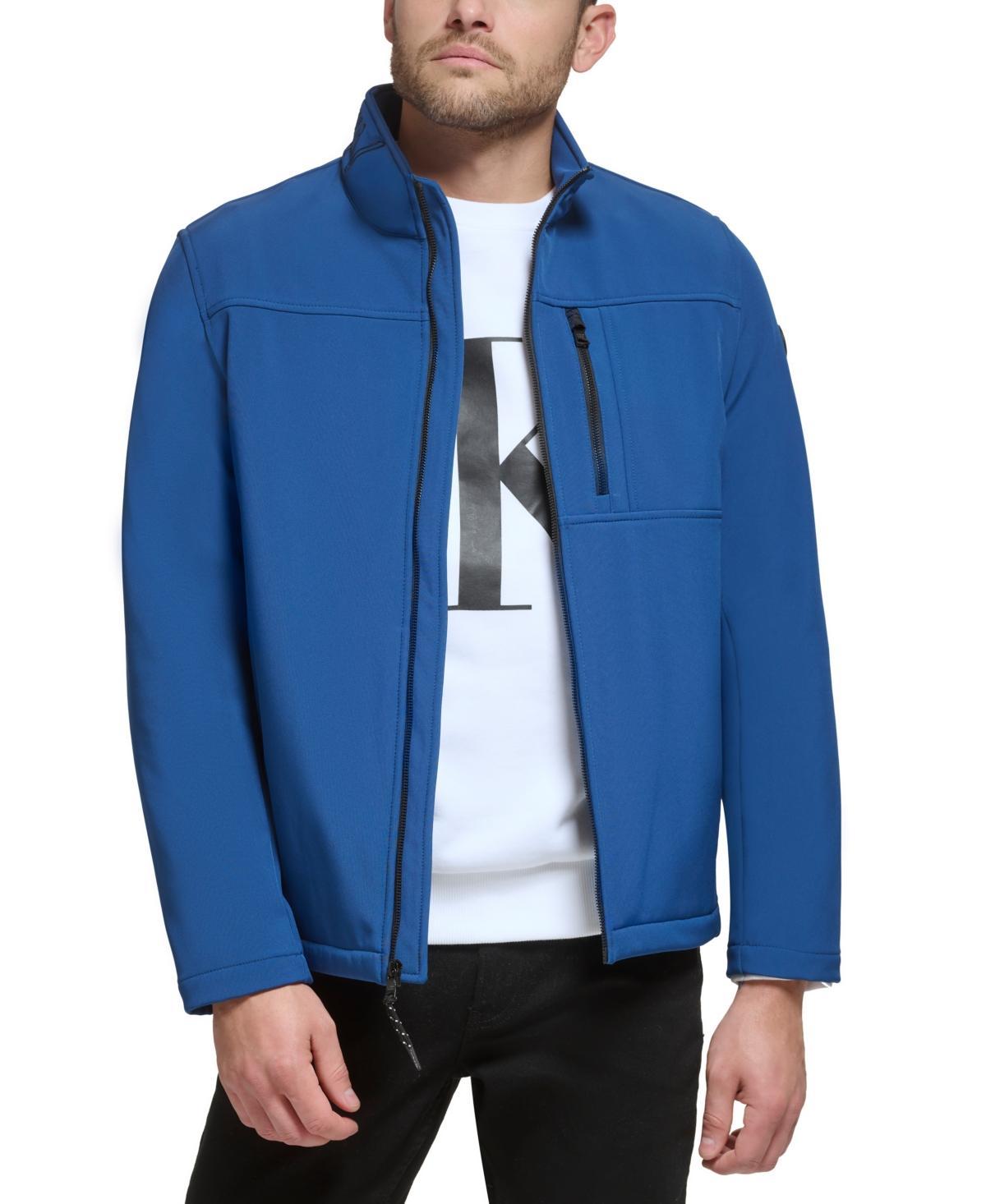 Calvin Klein Calvin Klein Men's Water Resistant Soft Shell Open Bottom Jacket (Standard and Big Tall) Men's Jacket Product Image