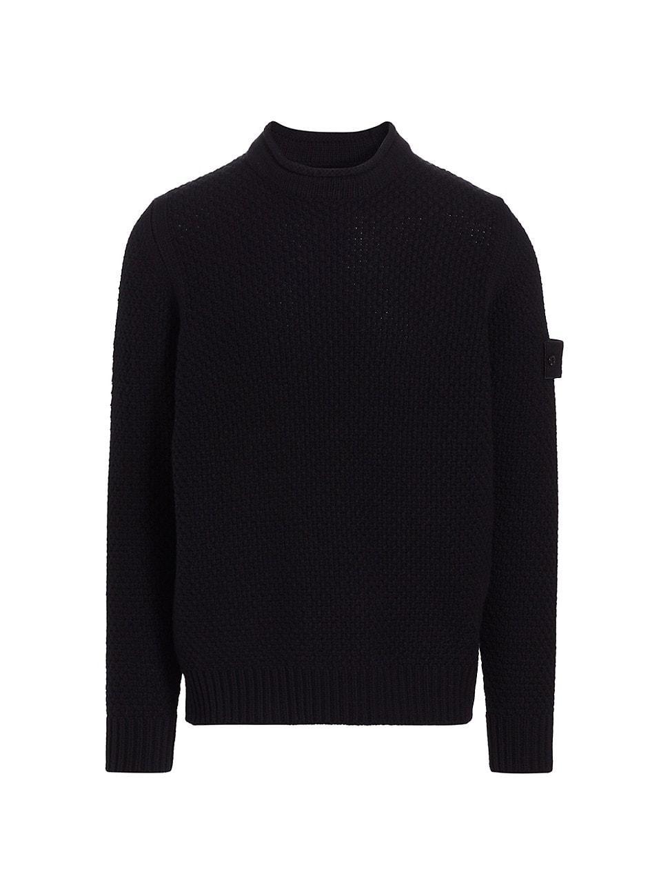 Mens Wool Mock Turtleneck Sweater Product Image