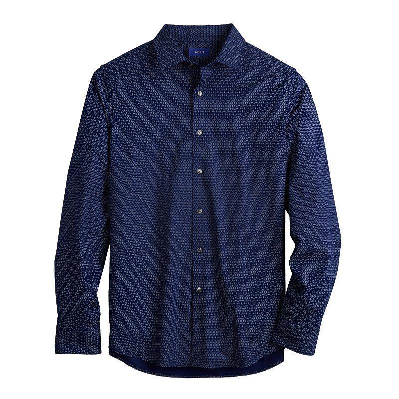 Mens Apt. 9 Premier Flex Slim-Fit Wrinkle Resistant Dress Shirt Product Image