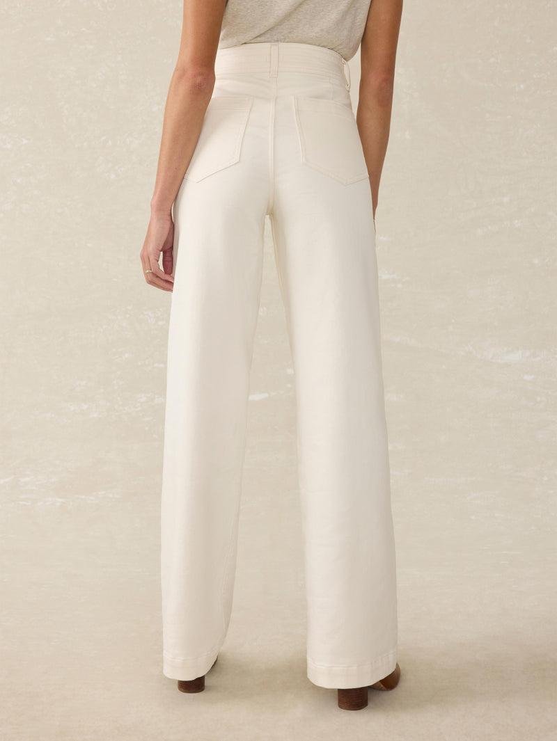 Stretch Terry Harbor Pant - Egret Product Image