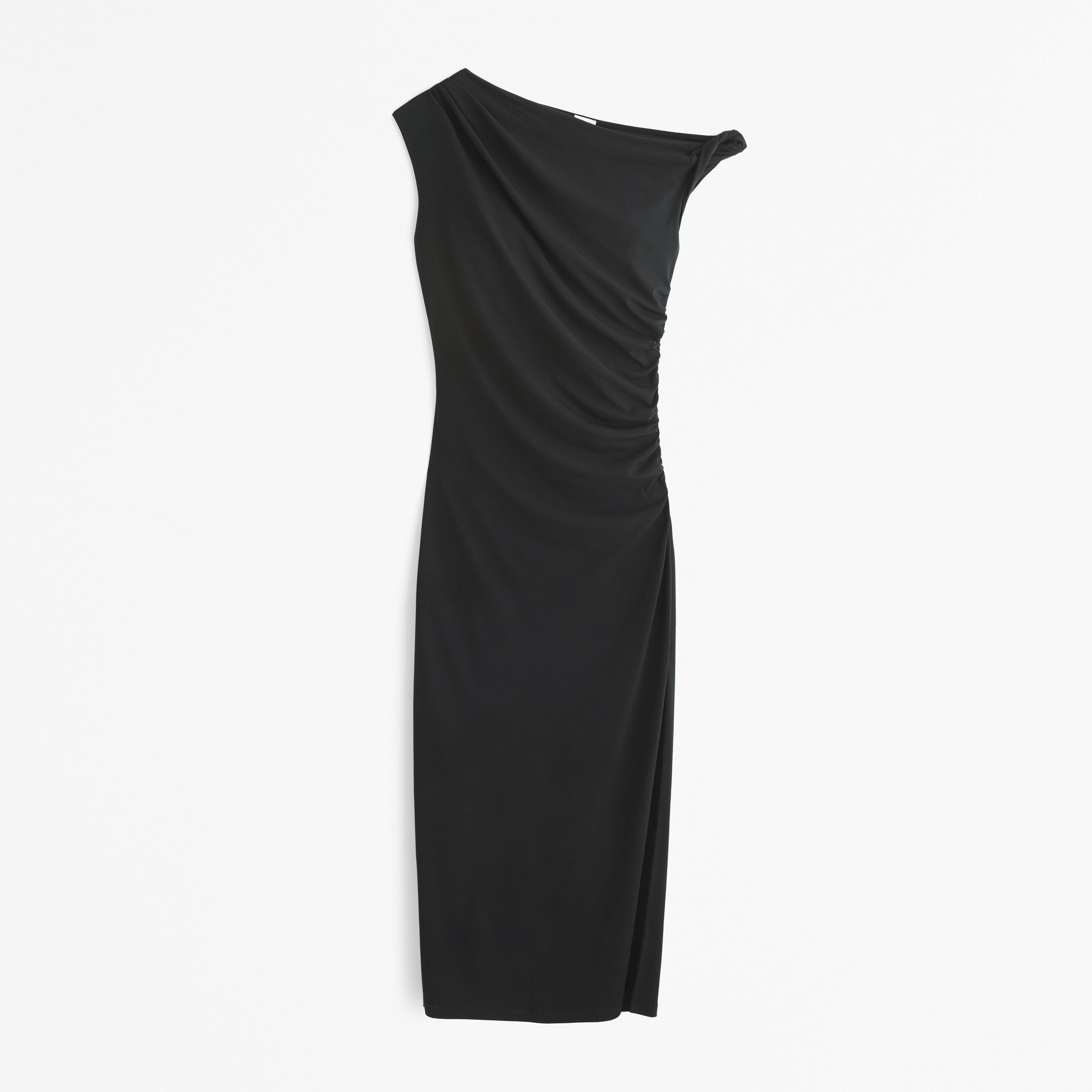 Asymmetrical Draped Maxi Dress Product Image