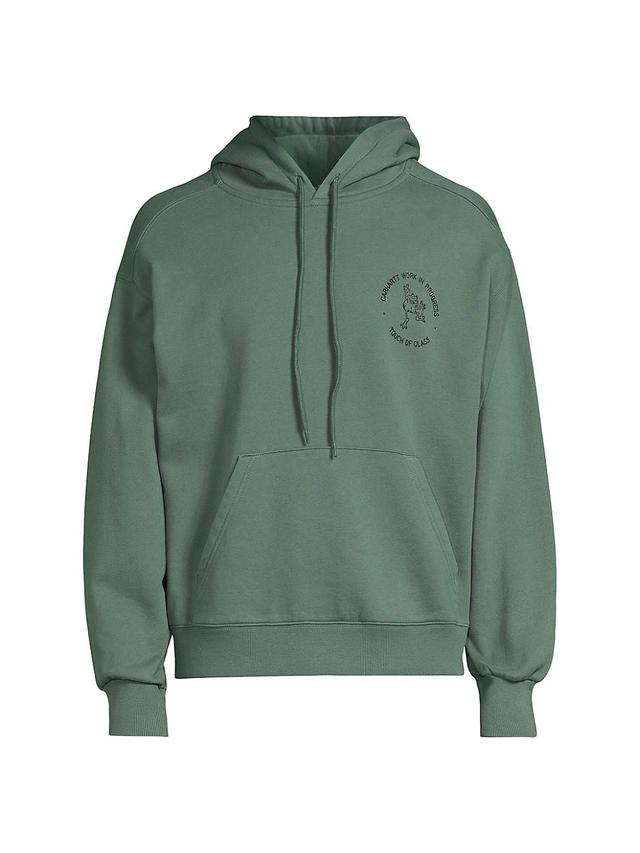 Mens Logo Cotton Hoodie Product Image