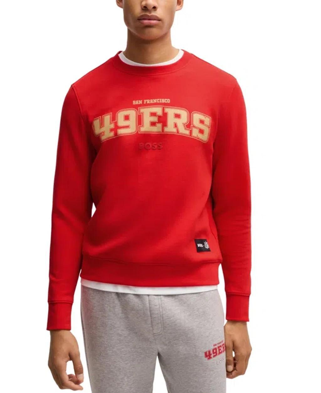 Boss x Nfl Mens Regular-Fit Sweatshirt Product Image