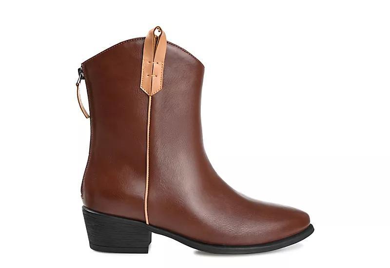 Journee Collection Womens Novva Western Ankle Boot Product Image