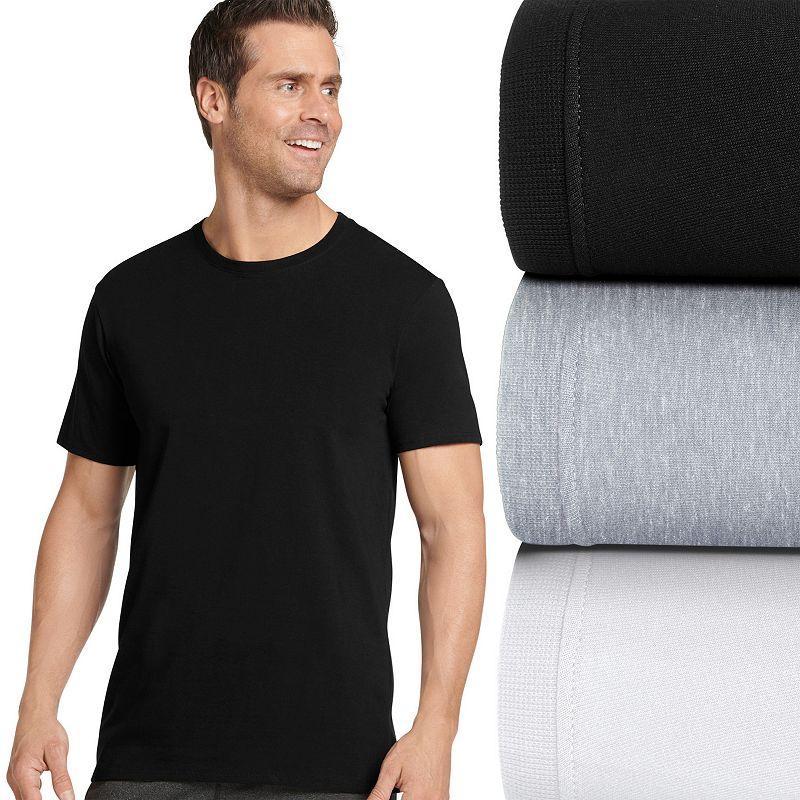 Jockey Mens 3-Pk. Stretch Crewneck T-Shirts Product Image