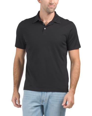 Short Sleeve Lux Polo T-shirt for Men Product Image