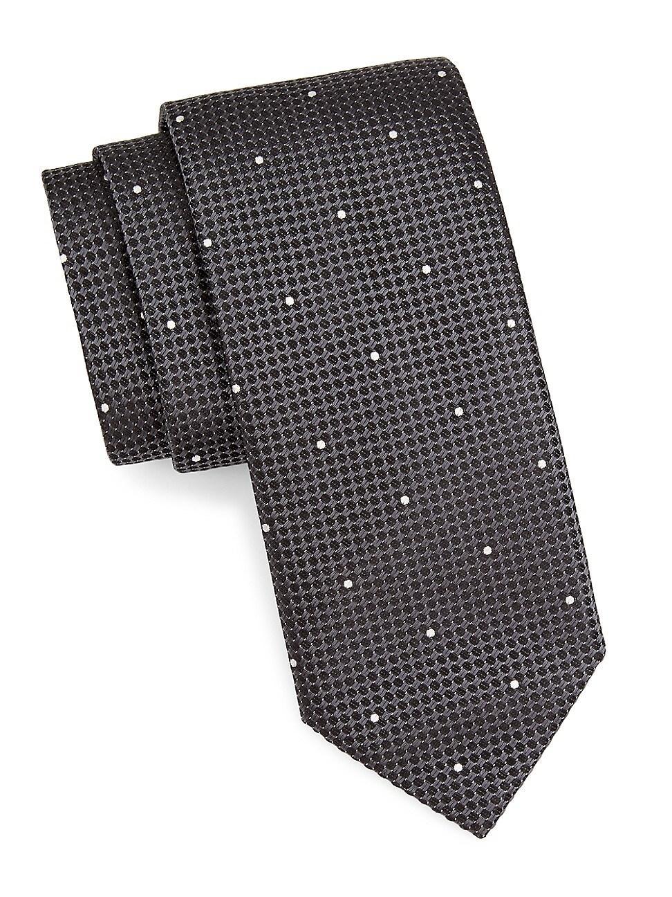 Mens Dot Silk Tie Product Image