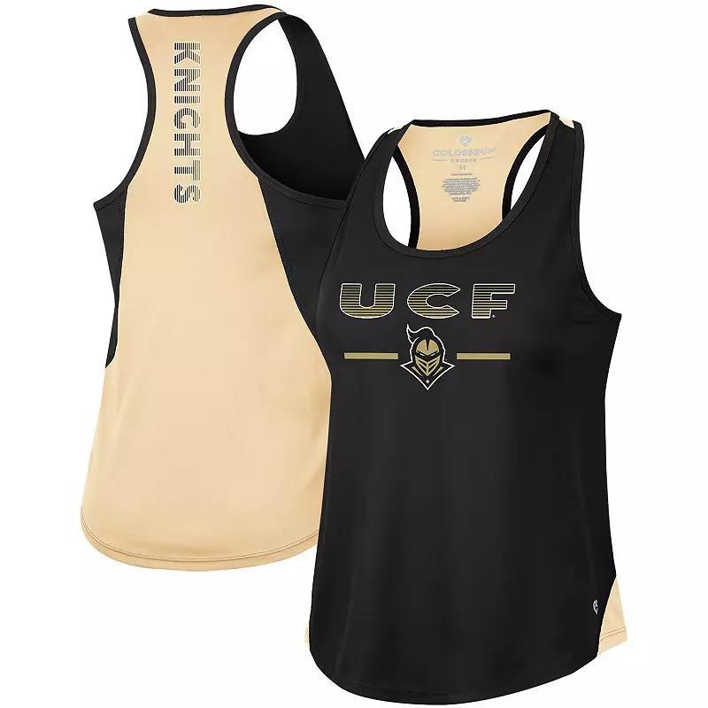 Womens Colosseum UCF Knights Sachs 2-Hit Scoop Neck Racerback Tank Top Product Image