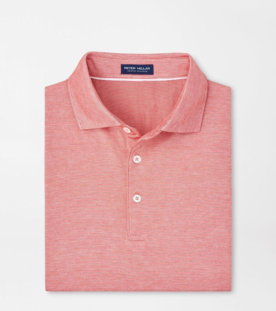 Peter Millar Mens Excursionist Flex Polo | Color: Scarlet Lily | Size: XXL Product Image