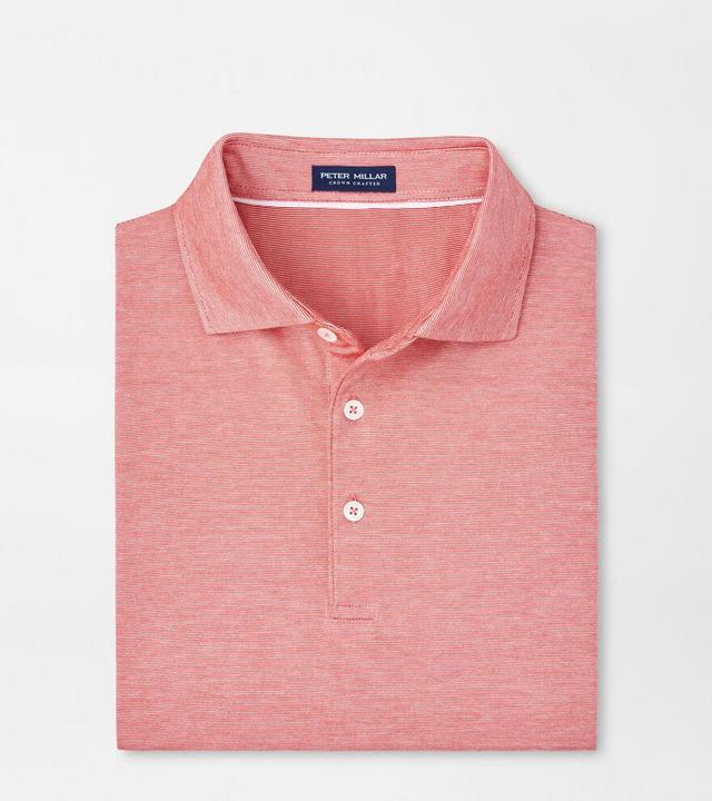 Peter Millar Mens Excursionist Flex Polo | Color: Scarlet Lily | Size: XXL Product Image