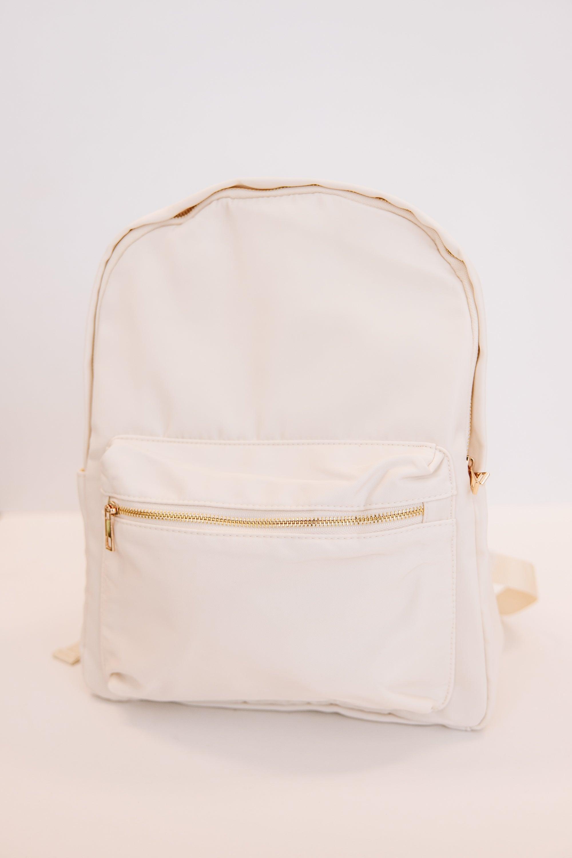 Easy Going Nude Varsity Backpack Female Product Image