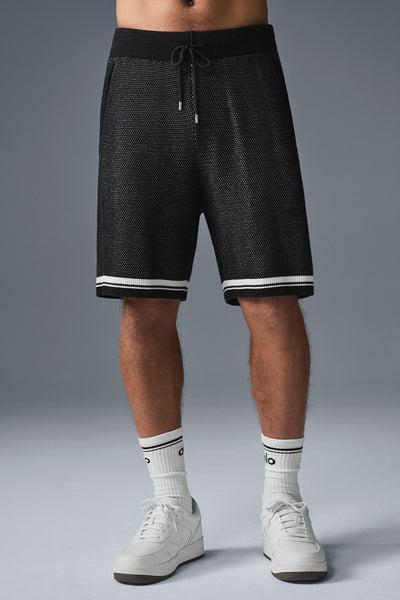 7" Sports Club Sweater Knit Basketball Short - Black Product Image