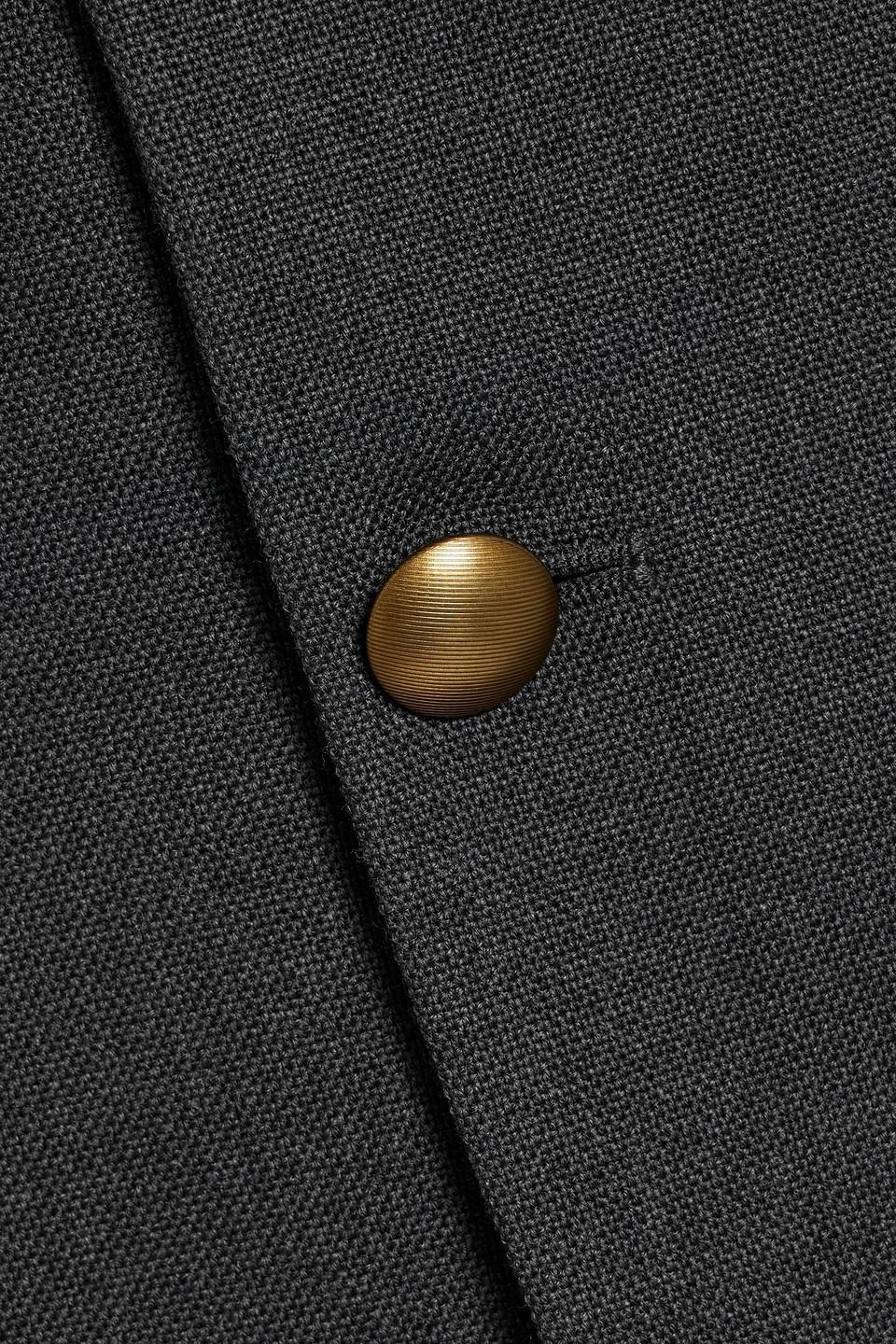 Wool Blazer In Dark Gray Product Image