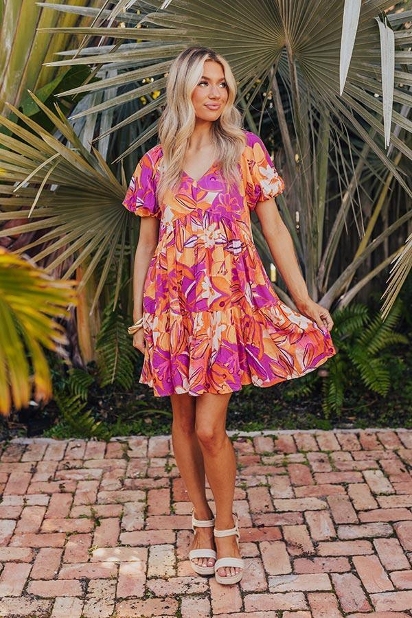 St. Barts Brunch Floral Mini Dress Product Image