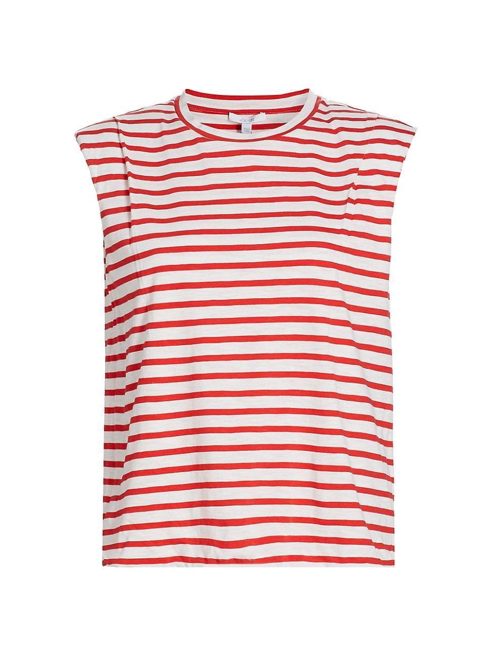 Womens Arden Stripe Cotton-Blend Top Product Image