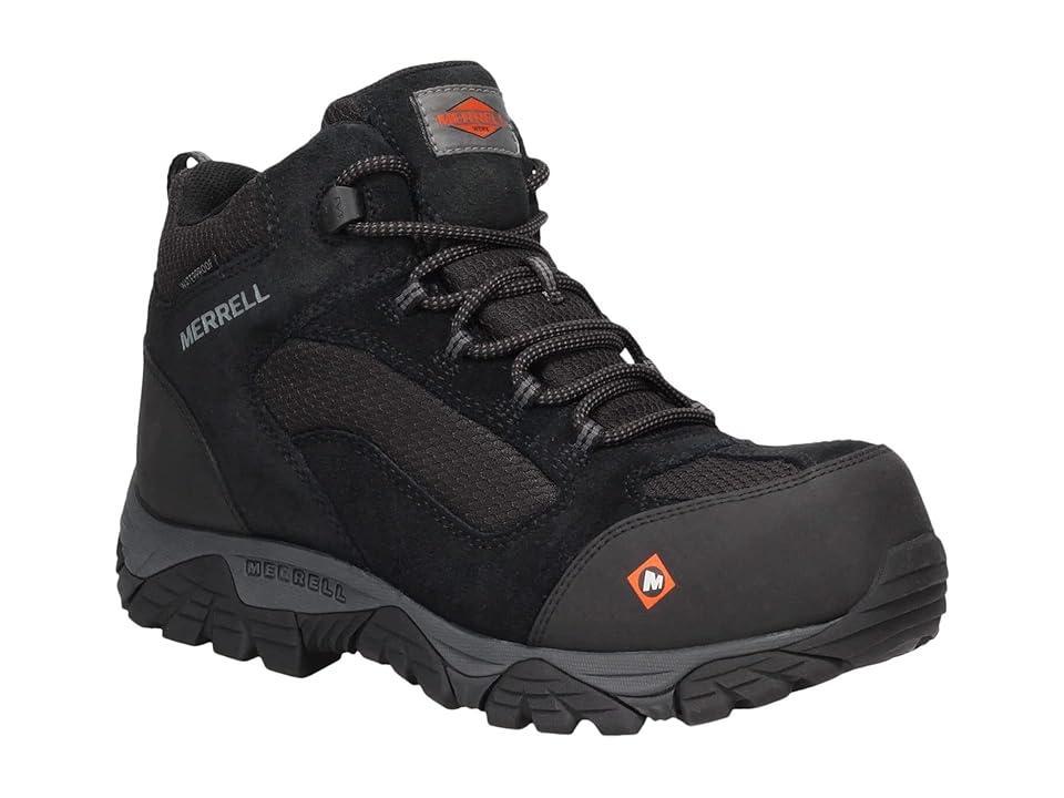 Merrell Work Moab Onset Mid Waterproof Composite Toe Men's Shoes Product Image