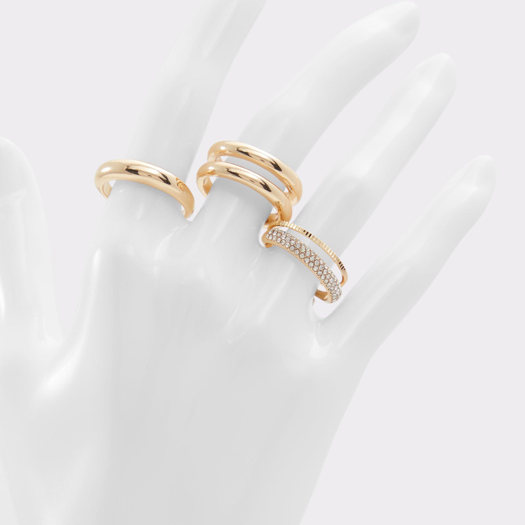 Kaemeth Gold/Clear Multi Women's Rings | ALDO US Product Image