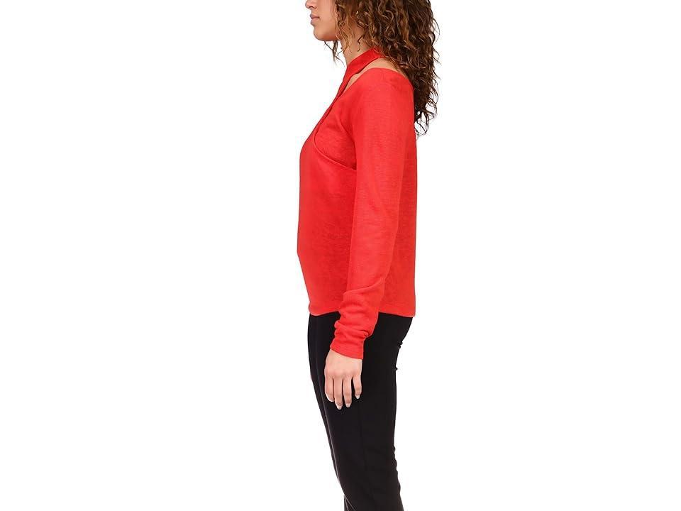 Sanctuary Date Night Knit Top (Rouge) Women's Clothing Product Image