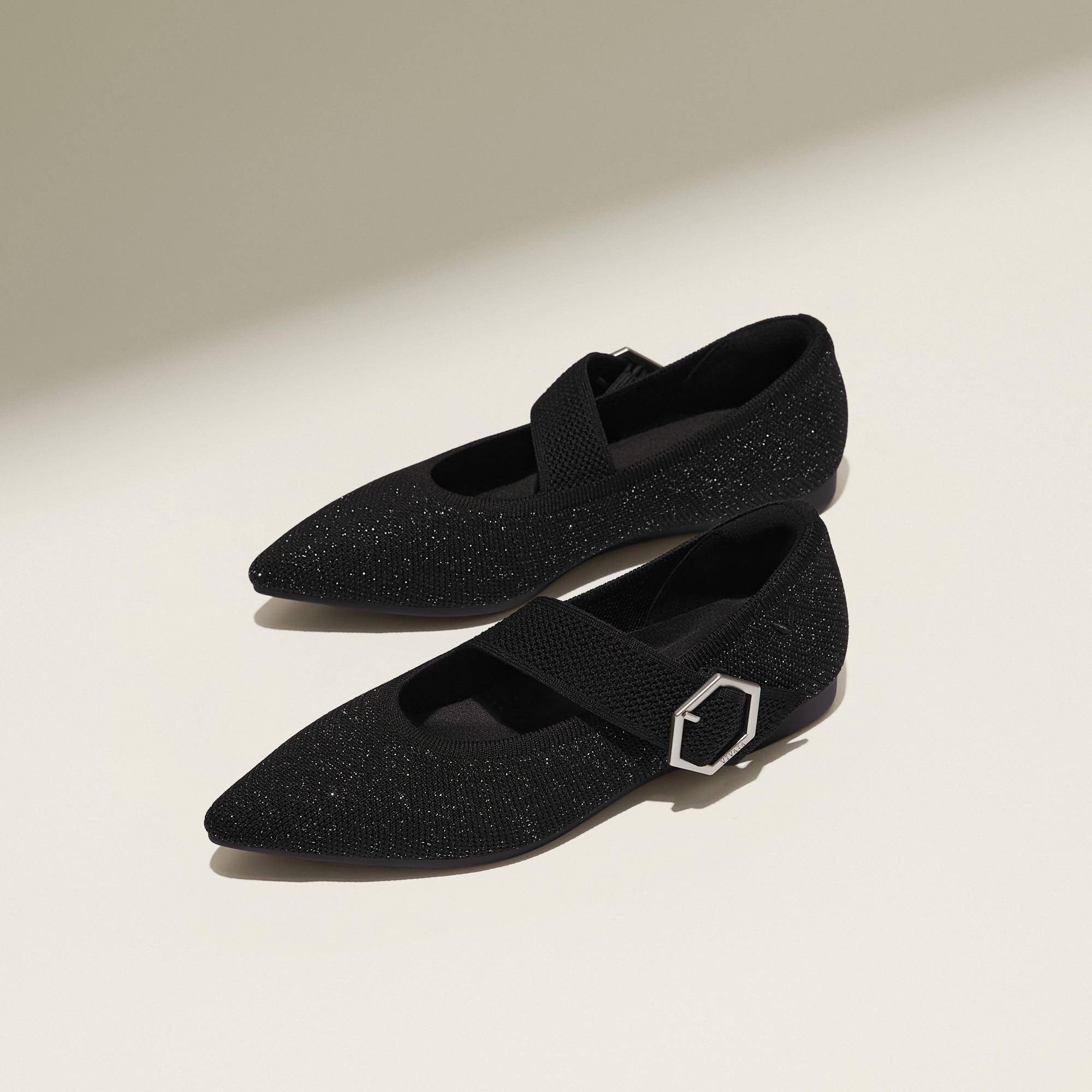 Pointed-toe Mary-Jane Flats (Maria) Product Image