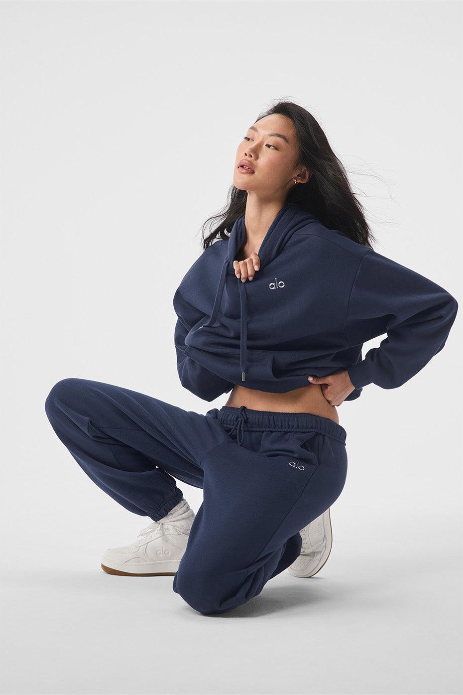 Alo Yoga | Accolade Hoodie Blue Product Image