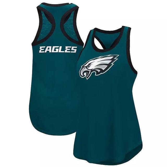 Womens G-iii 4Her by Carl Banks Midnight Green Philadelphia Eagles Team Tater Tank Top Product Image