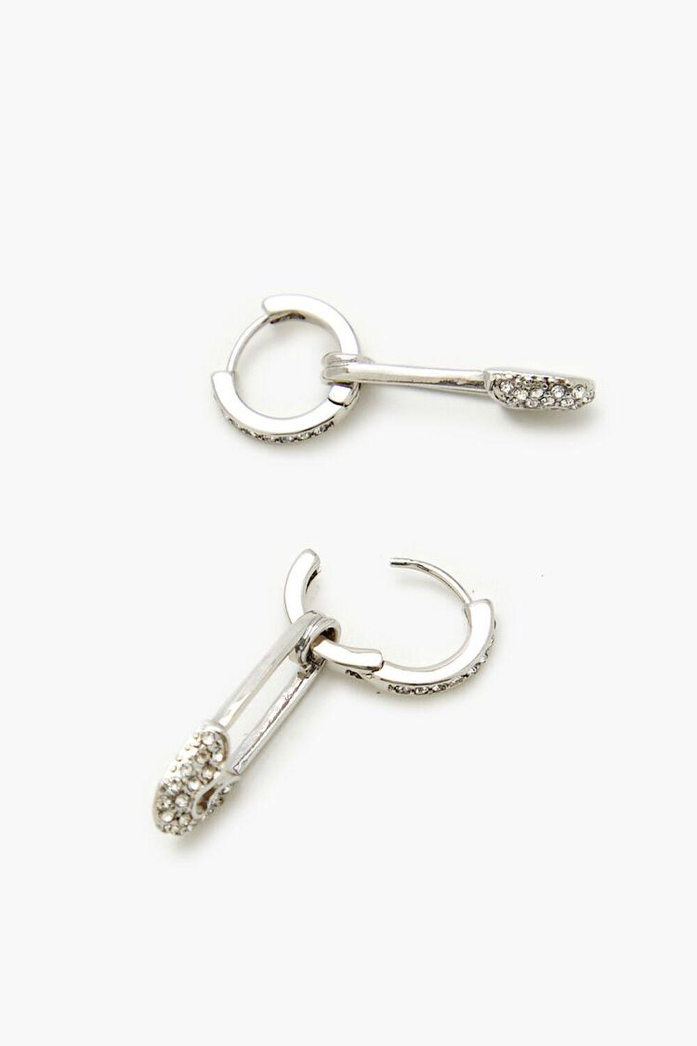 Safety Pin Drop Earrings | Forever 21 Product Image