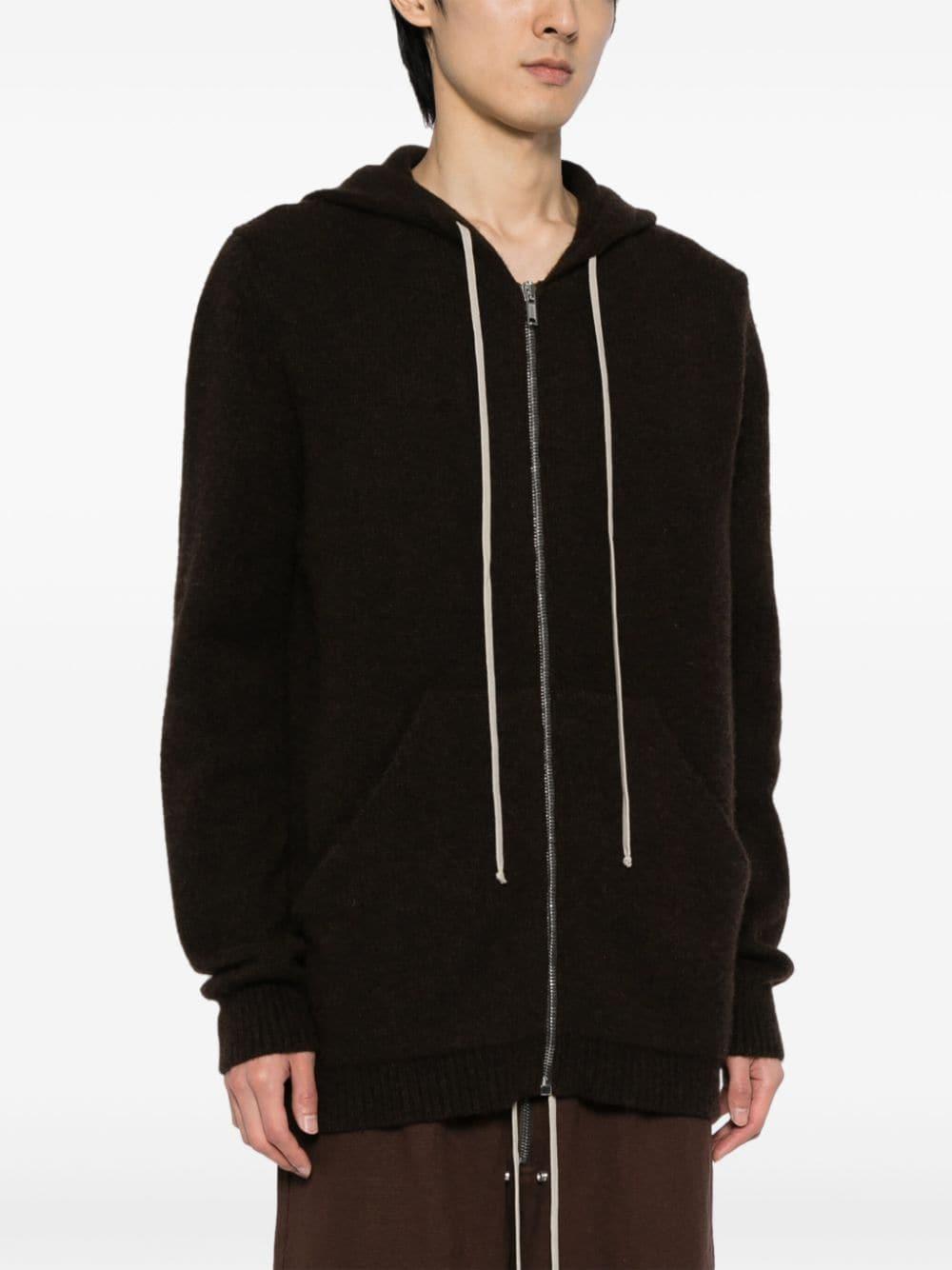 Black Zip-up Hoodie Product Image