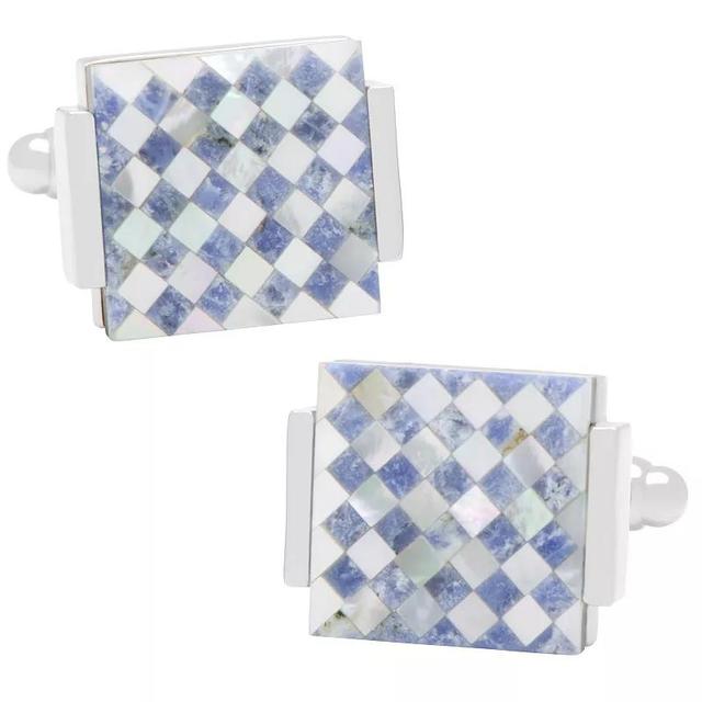 Cufflinks, Inc. Mother-of-Pearl Checkered Cuff Links Product Image