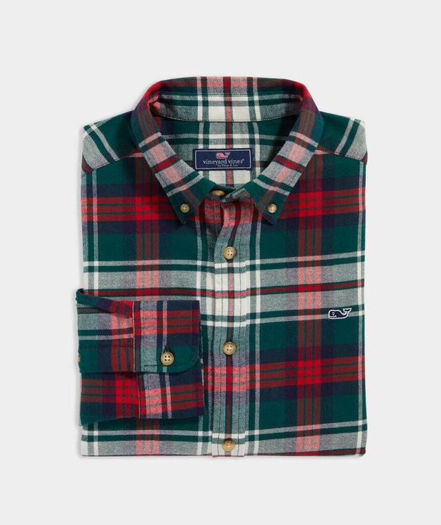 Stretch Flannel Tartan Shirt Product Image