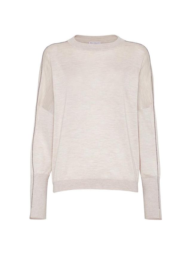 Womens Cashmere and Silk Sweater Product Image