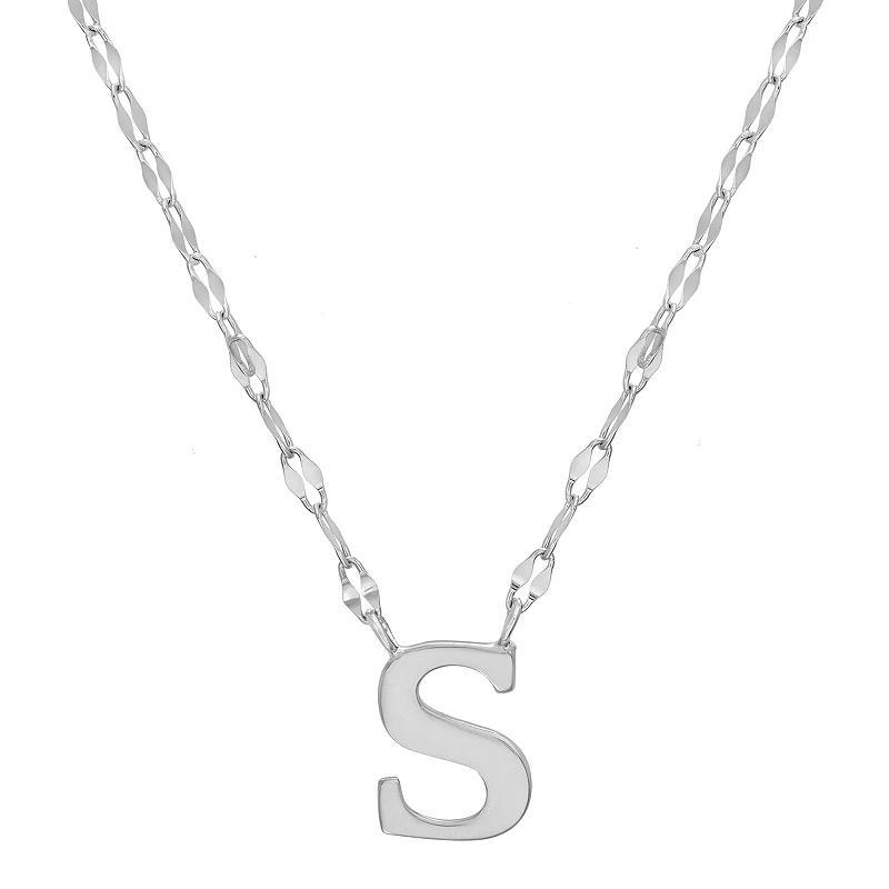 Paige Harper Initial Necklace, Womens S Sterling Product Image