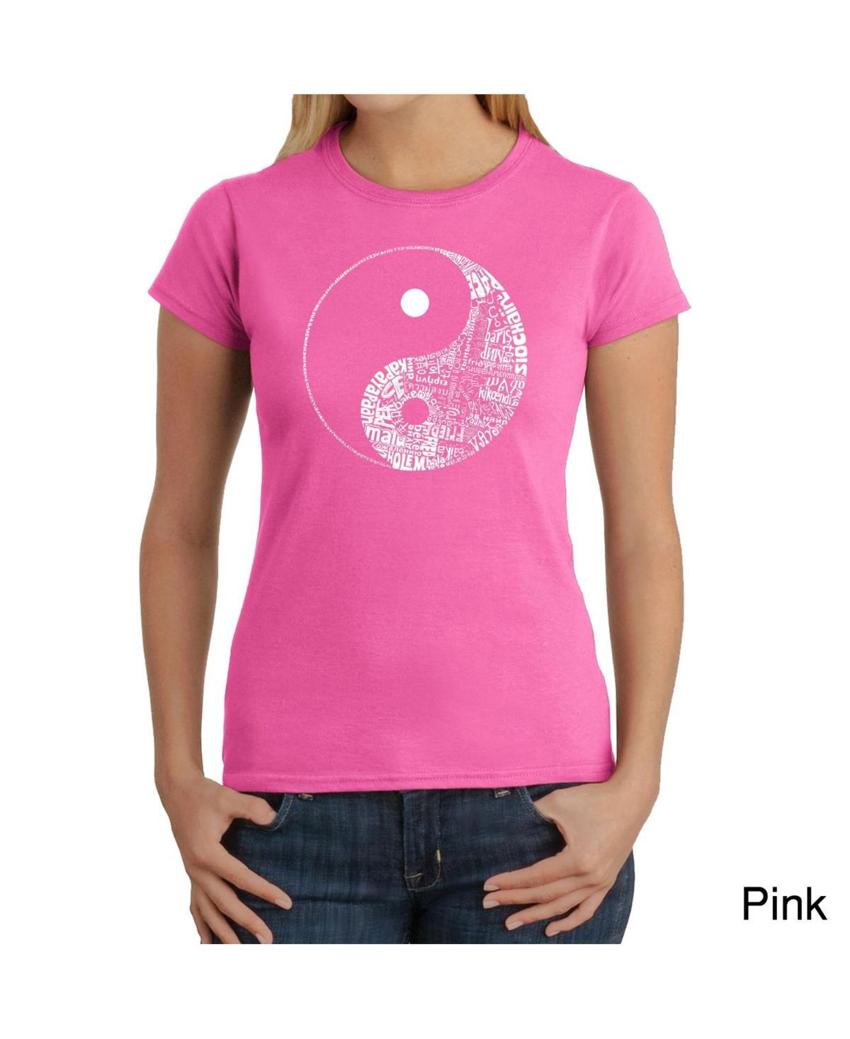 Womens Word Art T-Shirt - Yin Yang Product Image