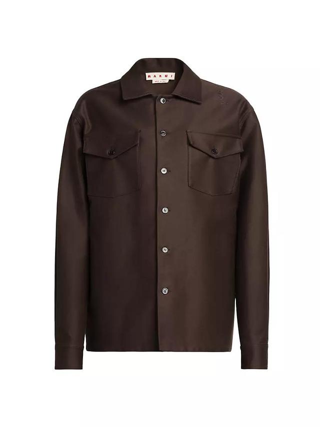 Cotton Moleskin Overshirt Product Image