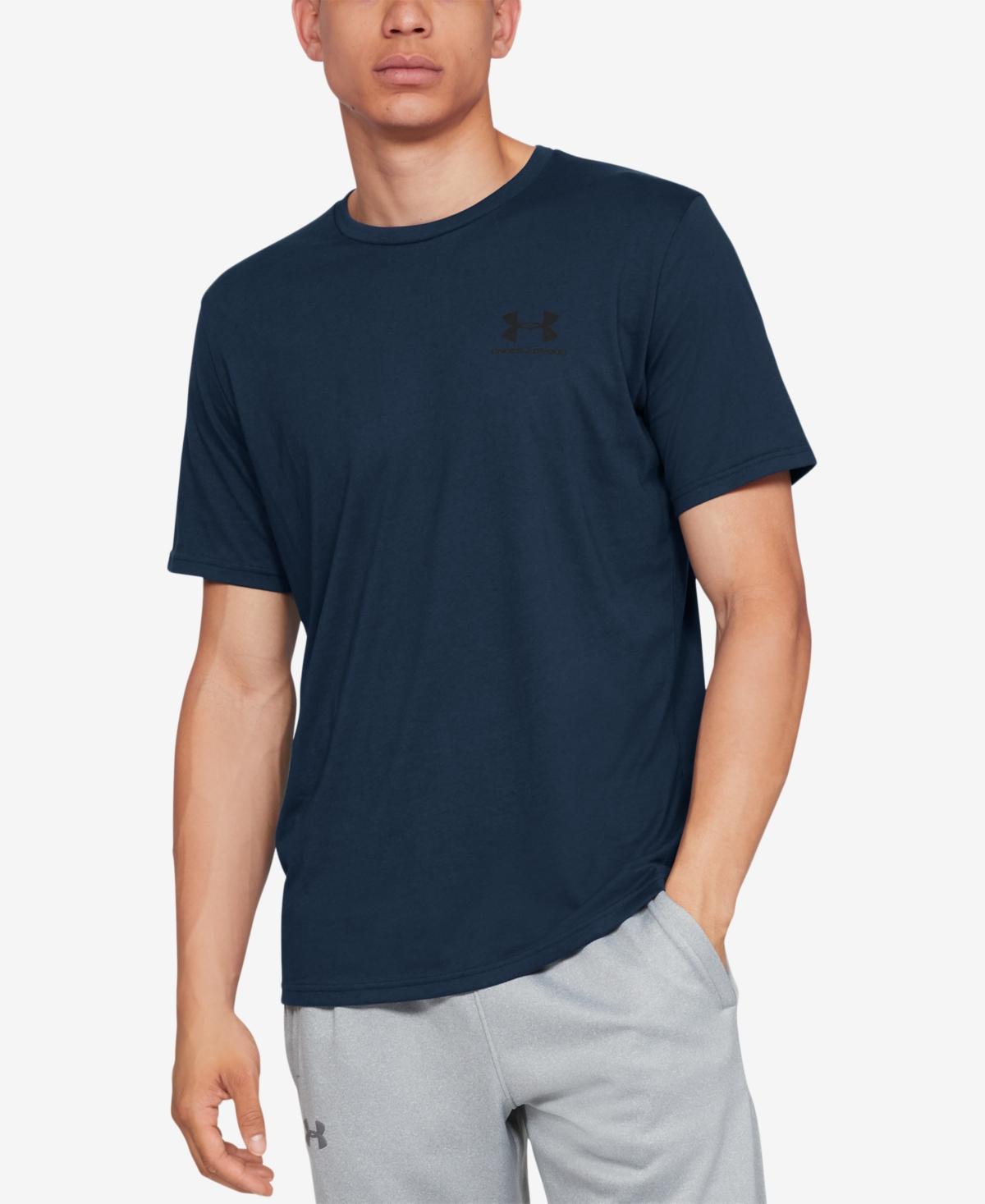 Under Armour Mens Sportstyle Left Chest Short Sleeve T-Shirt - Court Green Product Image