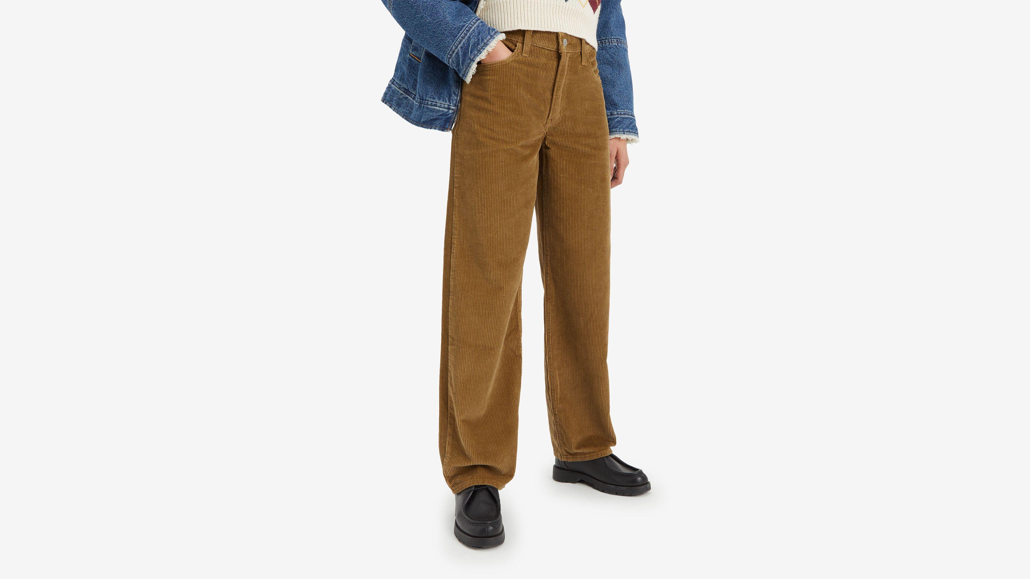 Baggy Dad Corduroy Women's Jeans Product Image